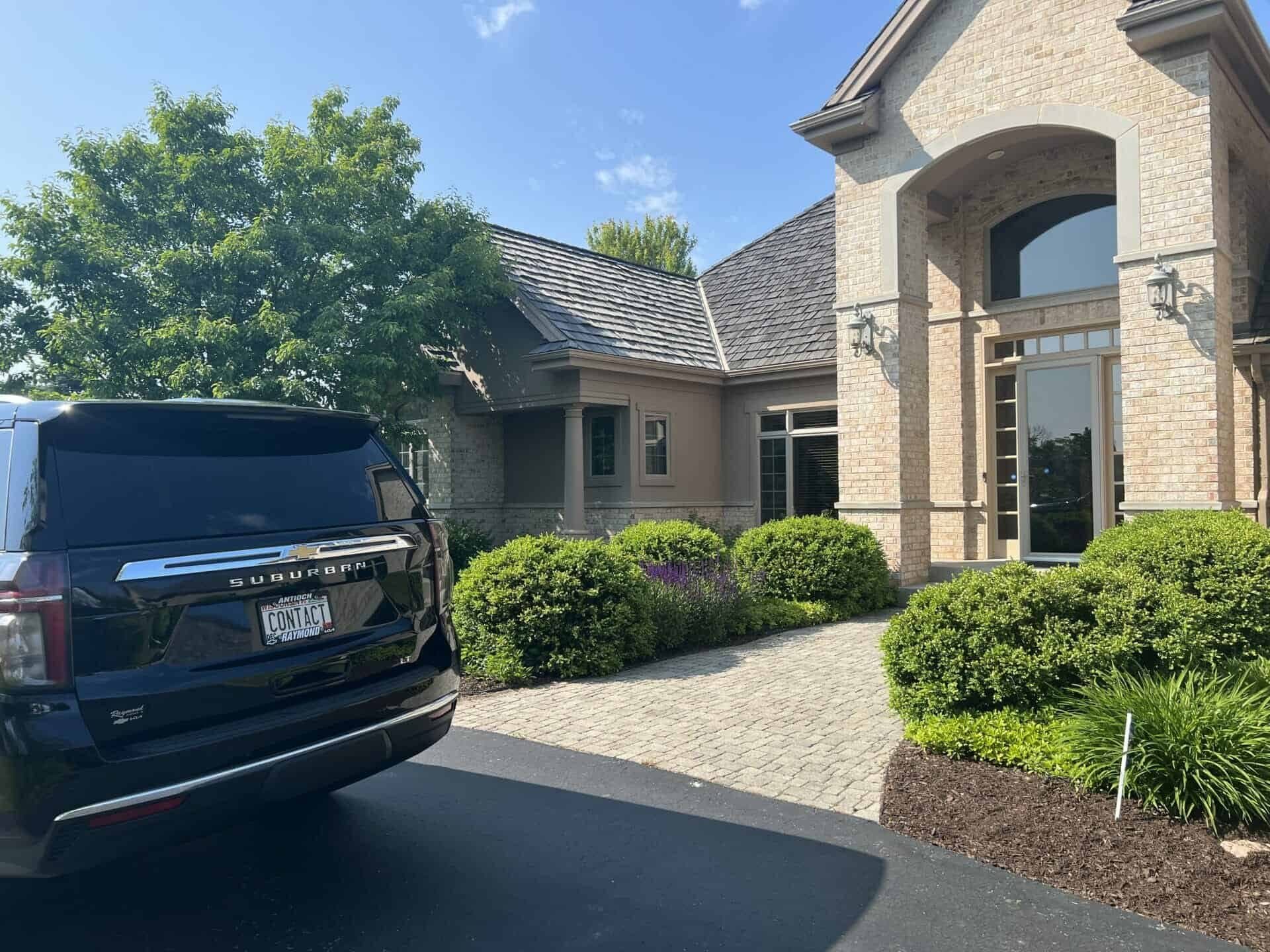 Golf transportation SUV loaded for a Wisconsin course run — Contact Limo